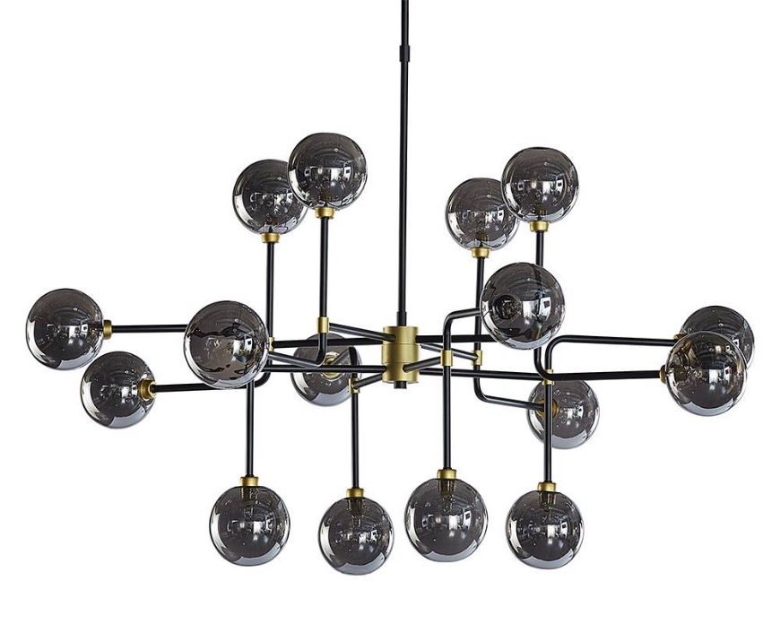 Picture of DEIMOS CHANDELIER - LARGE - SMOKE GREY