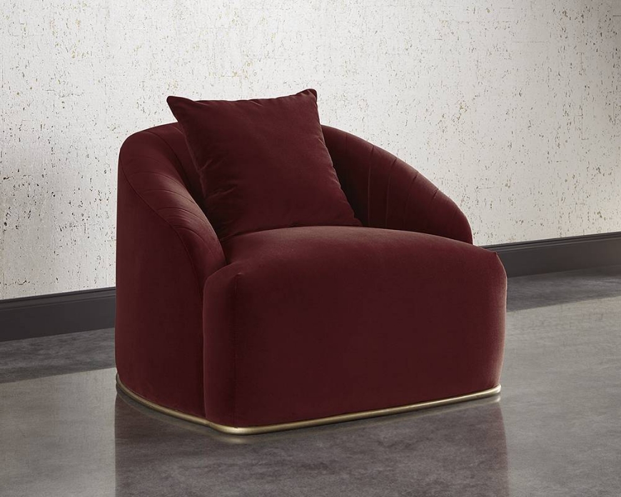 Picture of ASTRID ARMCHAIR - MERLOT
