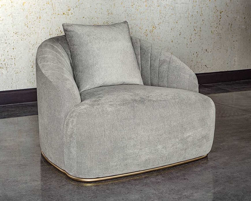 Picture of ASTRID ARMCHAIR - POLO CLUB STONE