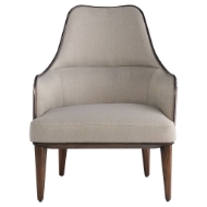 Picture of AYLA CHAIR | TAUPE AND GREY BASKET WEAVE