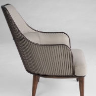 Picture of AYLA CHAIR | TAUPE AND GREY BASKET WEAVE